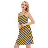 HOPE Colors Stripe Women's O-neck Cami Dress