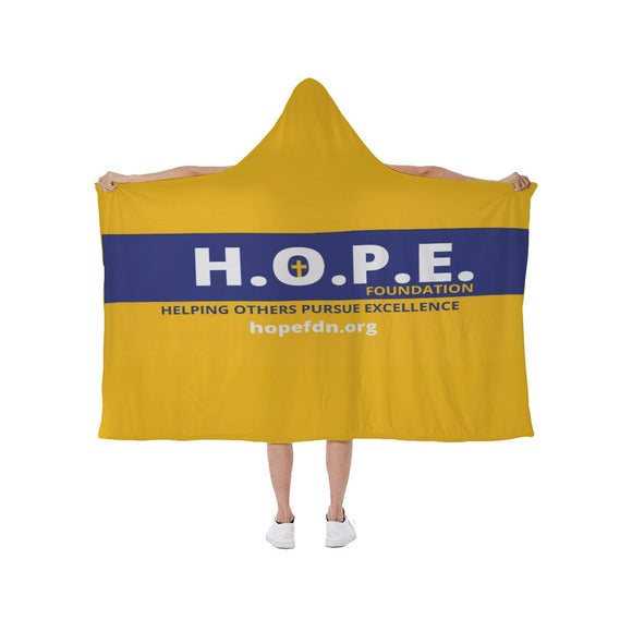 HOPE Hooded blanket With Soft Fleece Lining