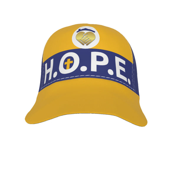 HOPE FDN All-Over Print Peaked Cap