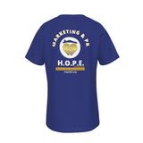HOPE STAFF Marketing & PR All-Over Print O-Neck T-Shirt